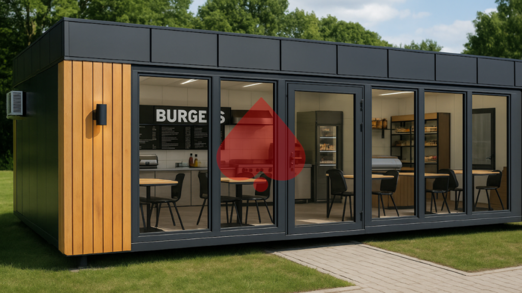 kontener na burgerownię